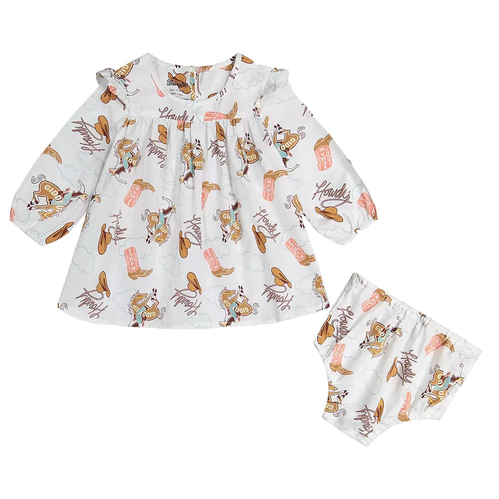 Wrangler Apparel Girls Infant Dress