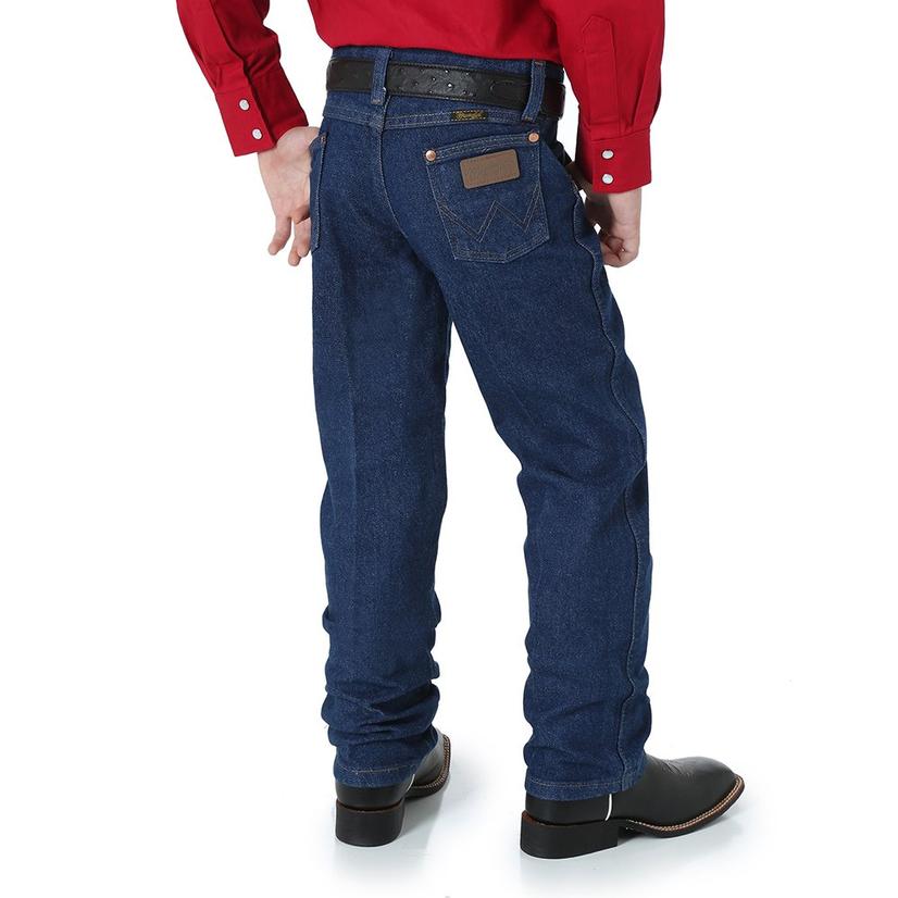 Wrangler Apparel Wrangler Boy's George Strait Original Dark Wash Cowboy Cut Jeans