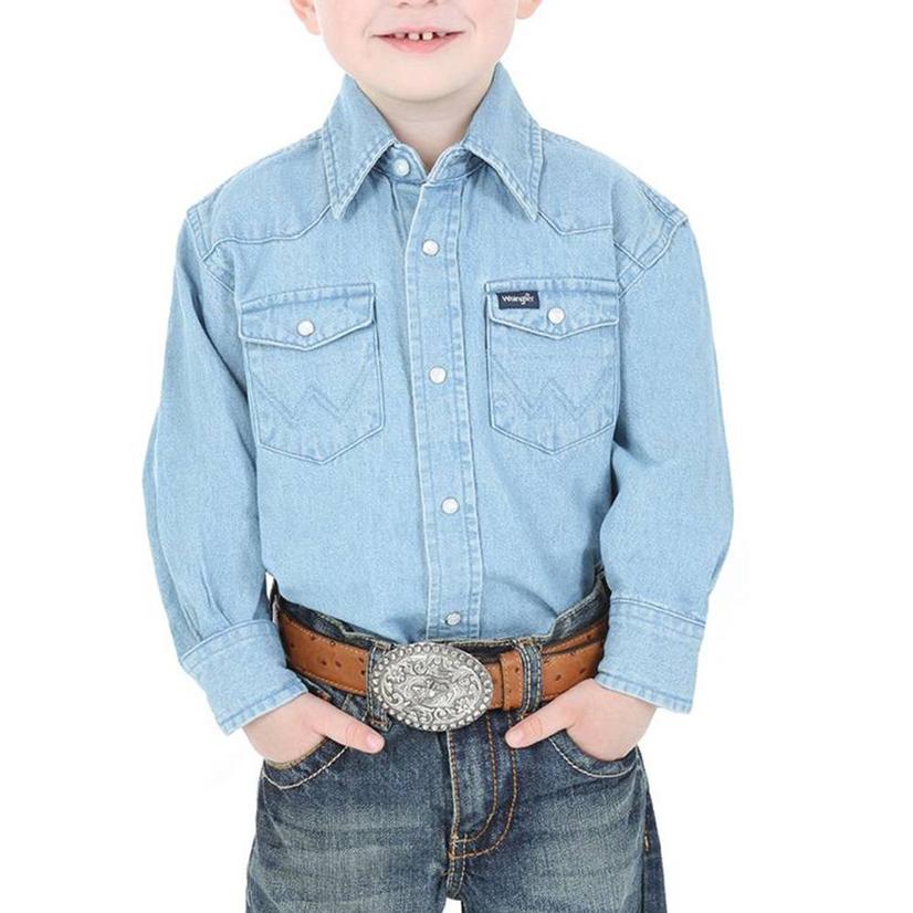 Wrangler Apparel Wrangler Boys Western Snap Shirt