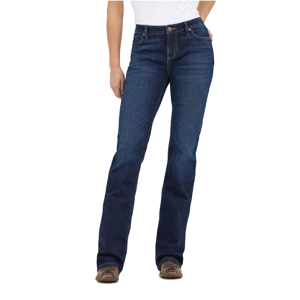 Wrangler Apparel Wrangler Mae Mid Rise Bootcut Women's Jeans in Alayna Wash