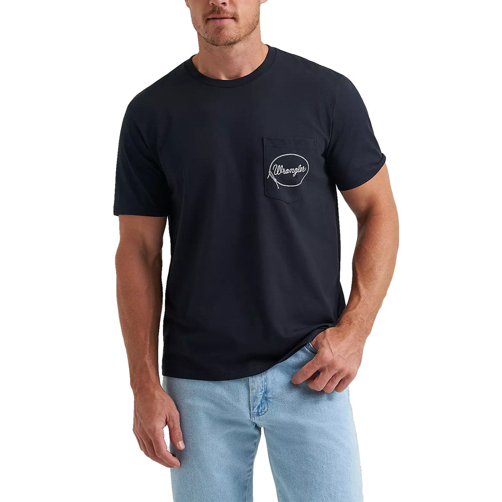Wrangler Apparel Wrangler Men's Black The Rodeo Graphic Tee