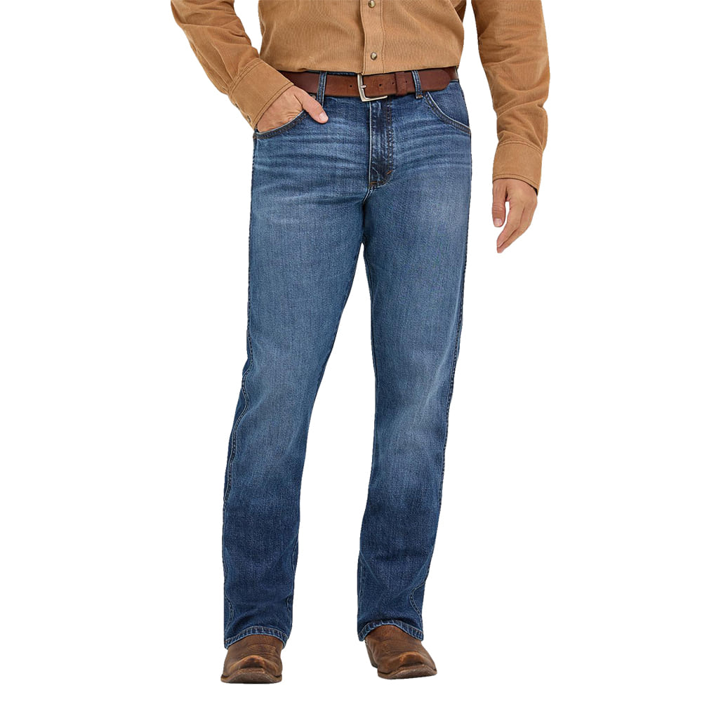 Wrangler Apparel Wrangler Men's Moore Retro Slim Fit Bootcut Jean