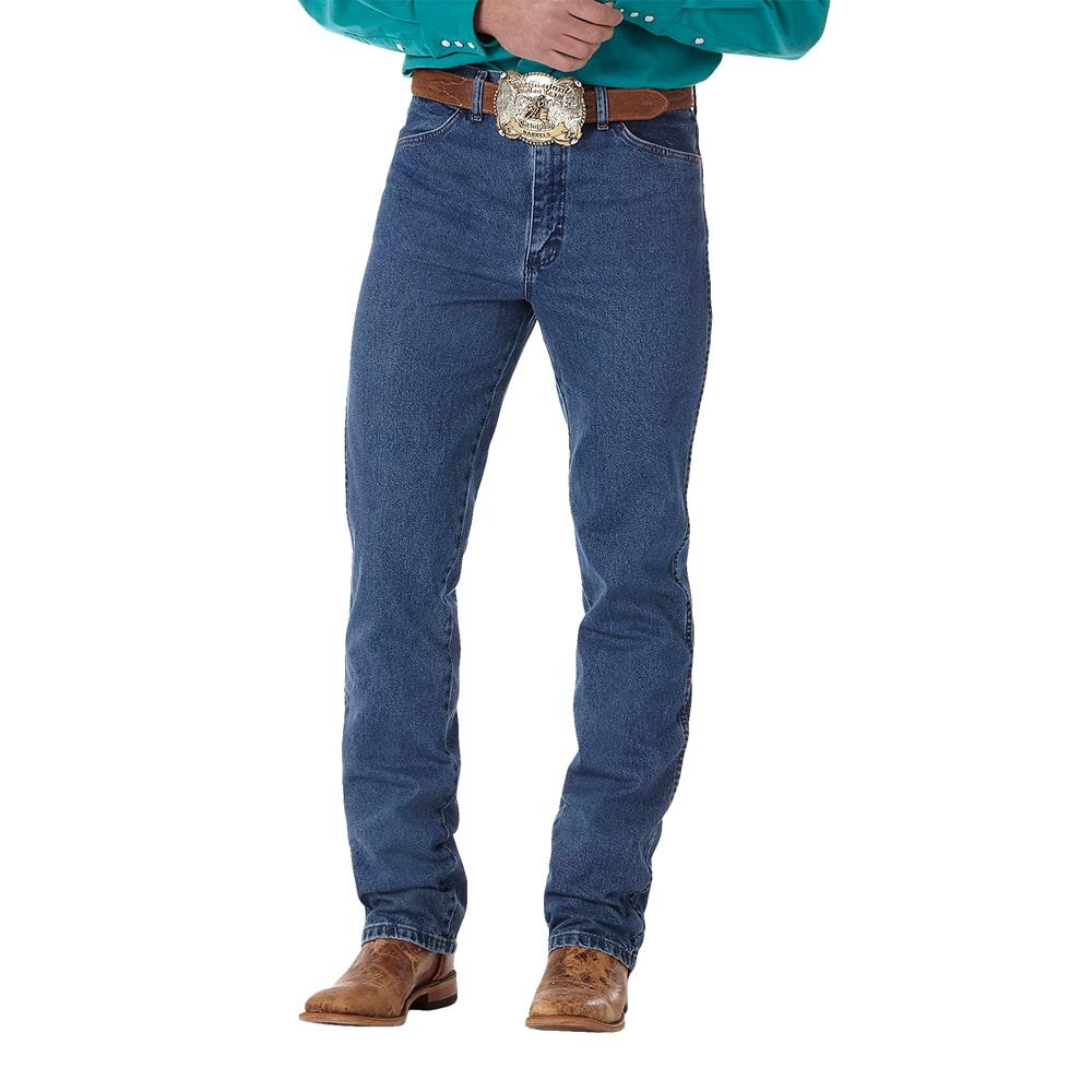 Wrangler Apparel Wrangler Mens Cowboy Cut Slim Fit Jean - Stonewash