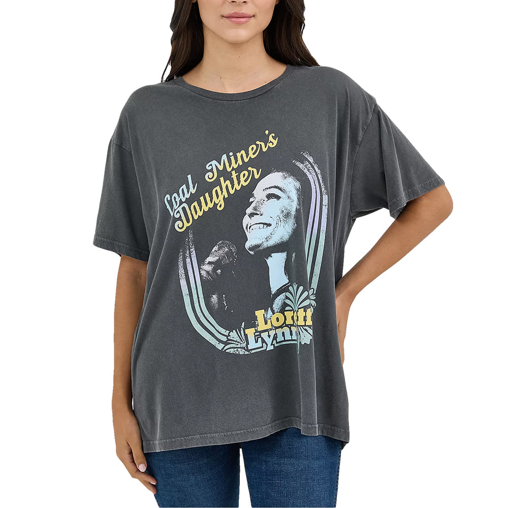 Wrangler Apparel Wrangler Women's Black Short Sleeve Loretta Lynn Graphic T-Shirt