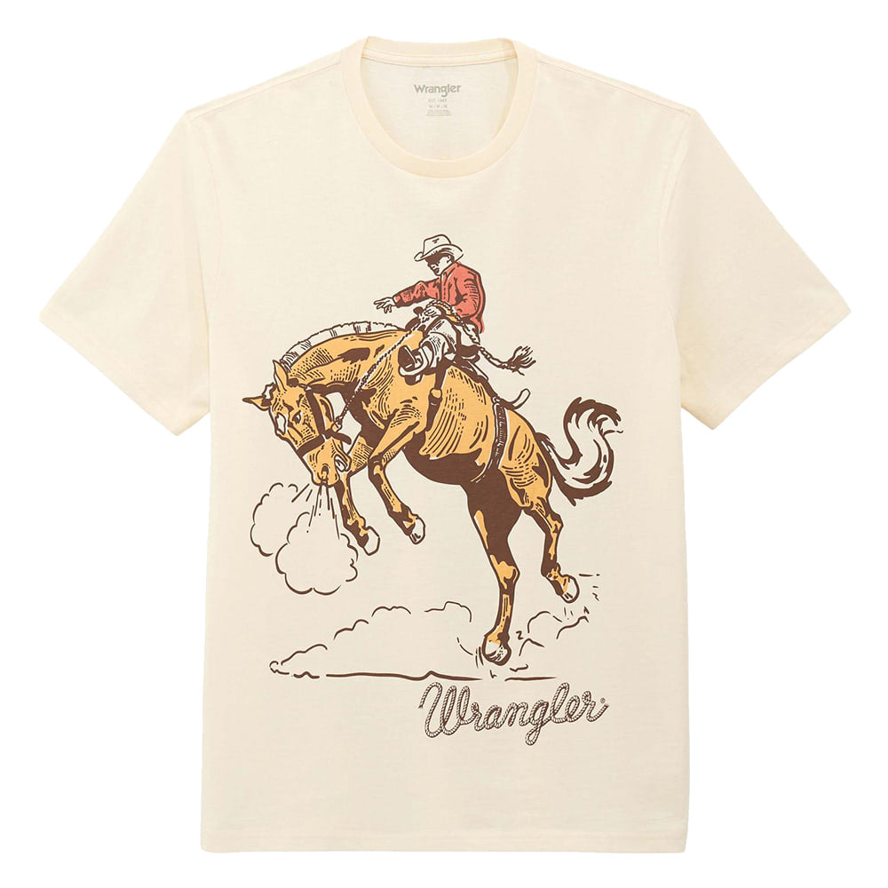 Wrangler Apparel Wrangler Women's Graphic Short Sleeve T-Shirt in White