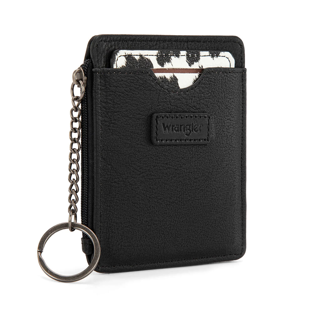 Wrangler Other Wrangler Small Card Case Wallet Keychain Detachable Card Holder in Black