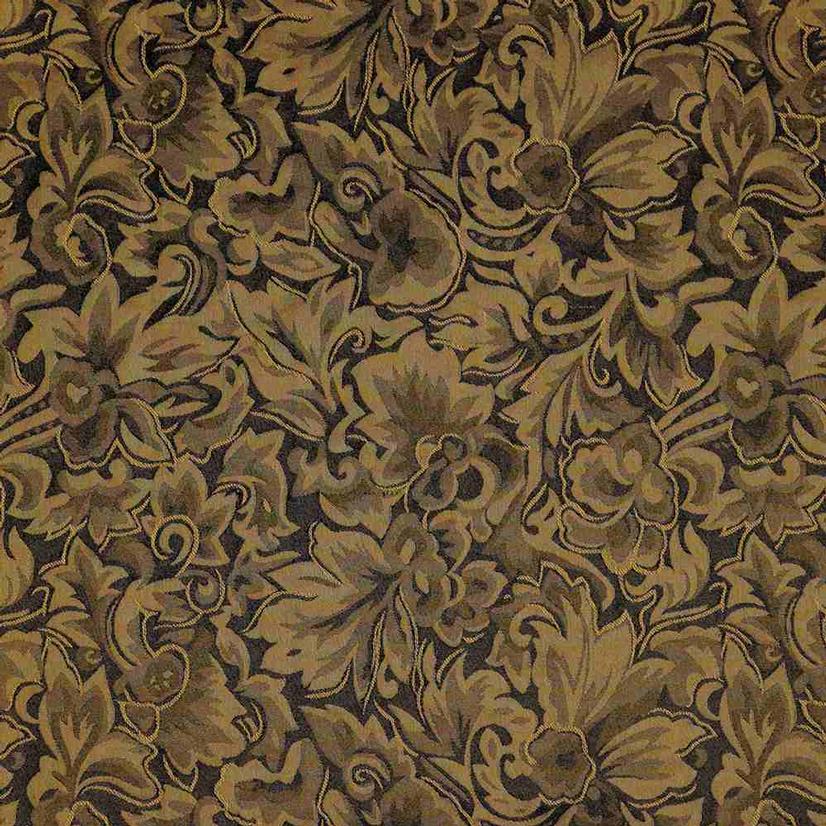Wyoming Traders Apparel Rust / 34.5"x34.5" Baroque Silk Wild Rag in Assorted Colors