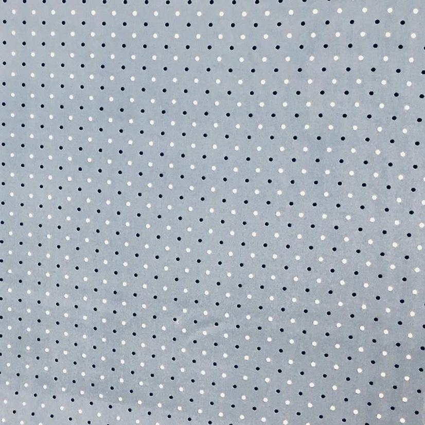 Wyoming Traders Apparel Slate / 34.5"x34.5" Wild Rag Cowboy Polka Dot Silk 34.5x34.5
