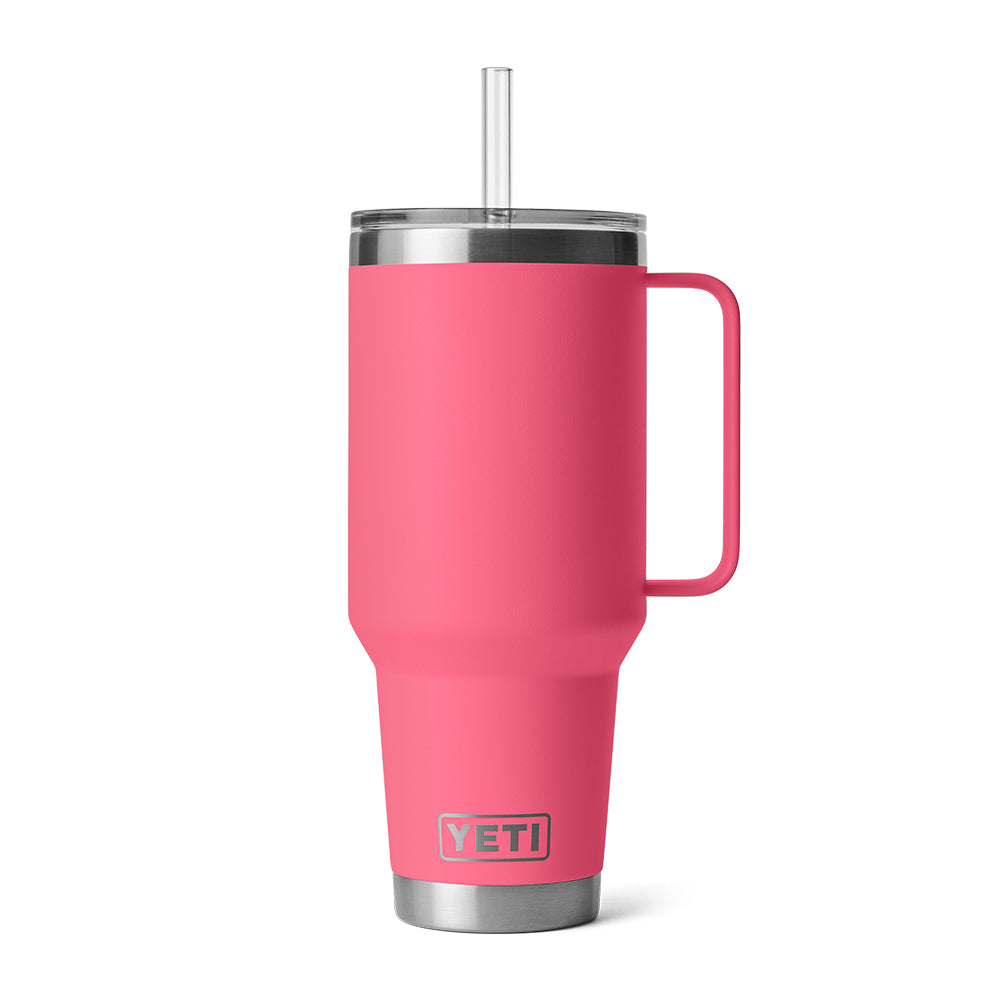 Yeti Coolers Home Decor Rambler 42 oz Straw Mug Tropical Pink