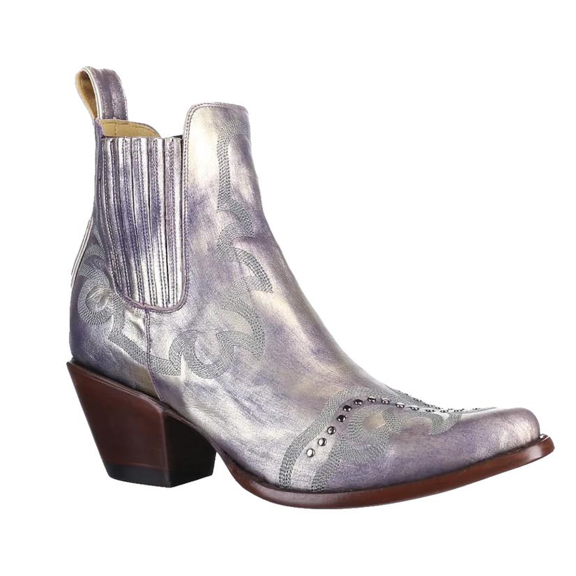 Yippee Ki Yay By OG Footwear Old Gringo Yippee Ki Yay Shay Botin Metallic Lavender Women's Bootie