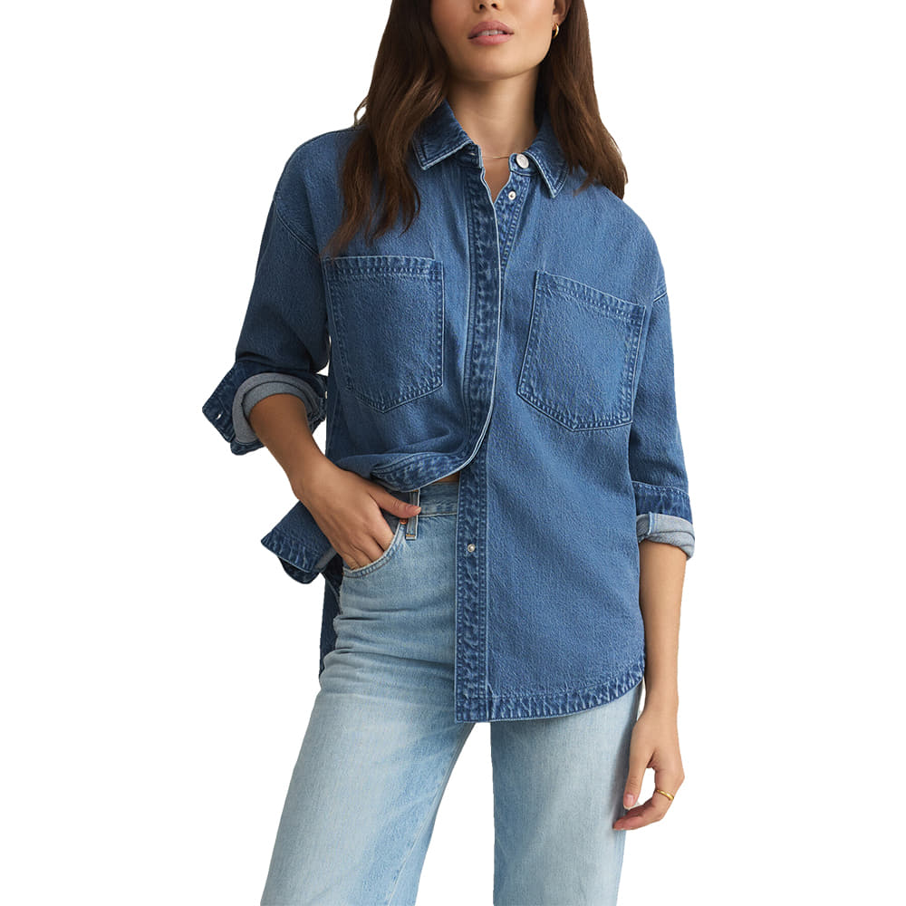 Z Supply Apparel Z Supply All Day Denim Button Down