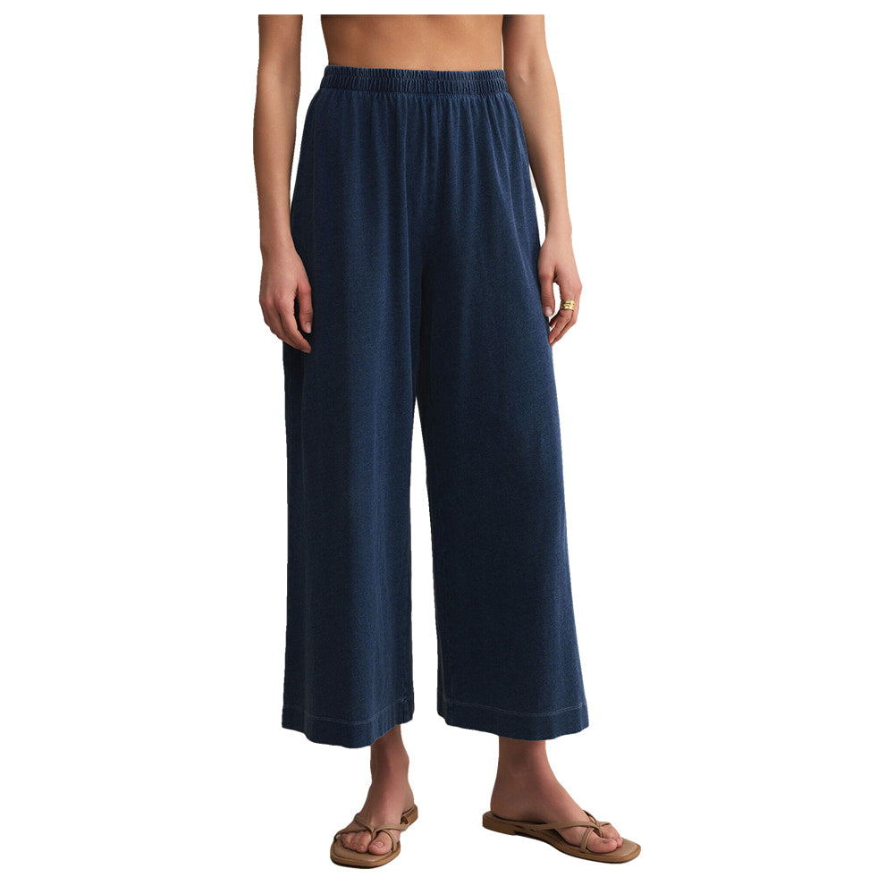 Z Supply Apparel Z Supply Indigo Scout Jersey Denim Women's Pants