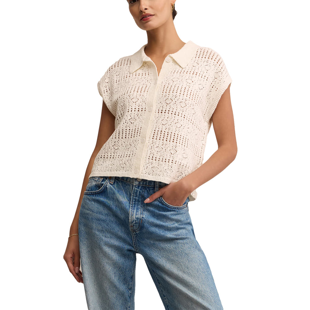 Z Supply Apparel Z Supply White Kinsley Women's Sweater
