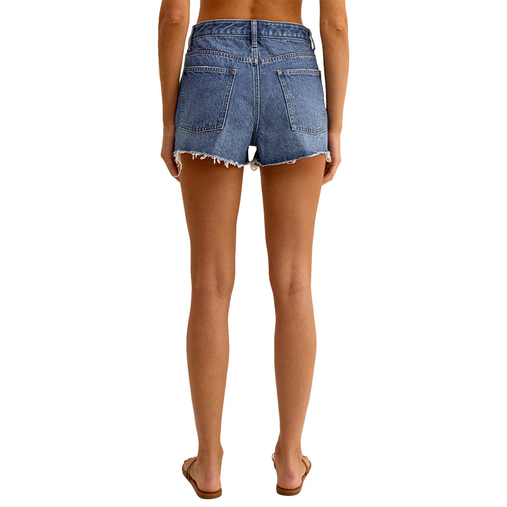 Z Supply Apparel Z Supply Women's Vintage Indigo High Rise Short
