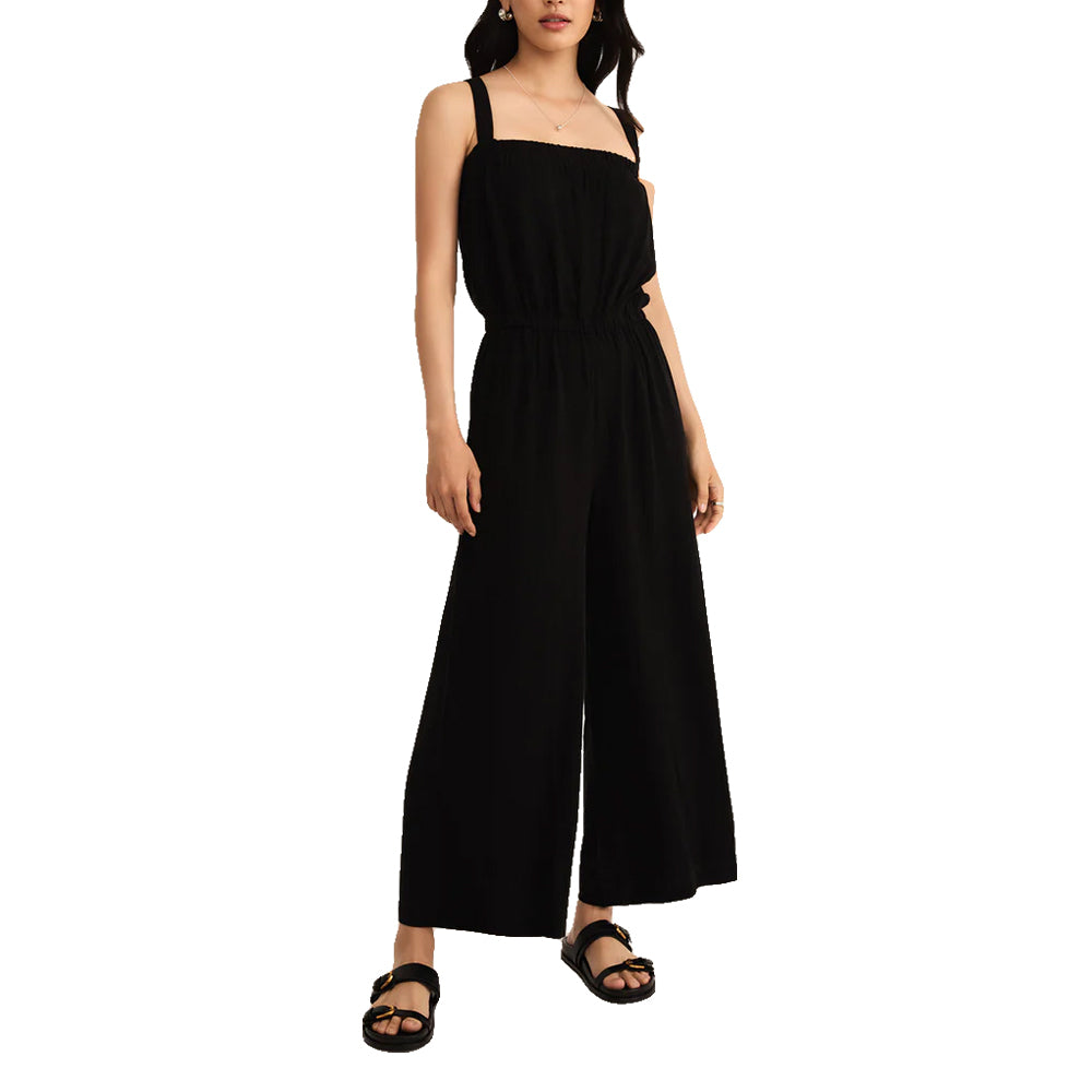 Z Supply Apparel Z Supply Womens Solara Black Jumpsuit