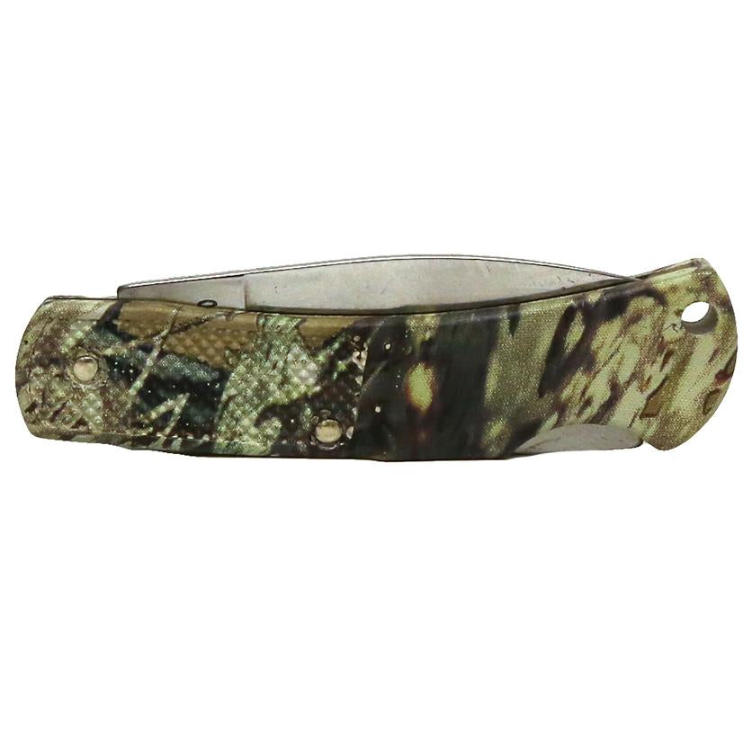 Camo Lockback Pocket Knife 3”