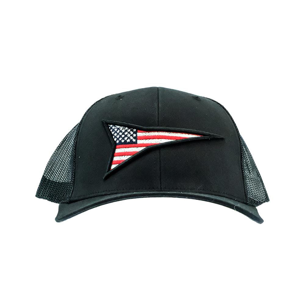 Fast Back Black Flag Logo Cap