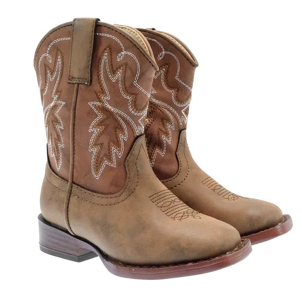 Roper Heritage Brown Boy's Cowboy Boots