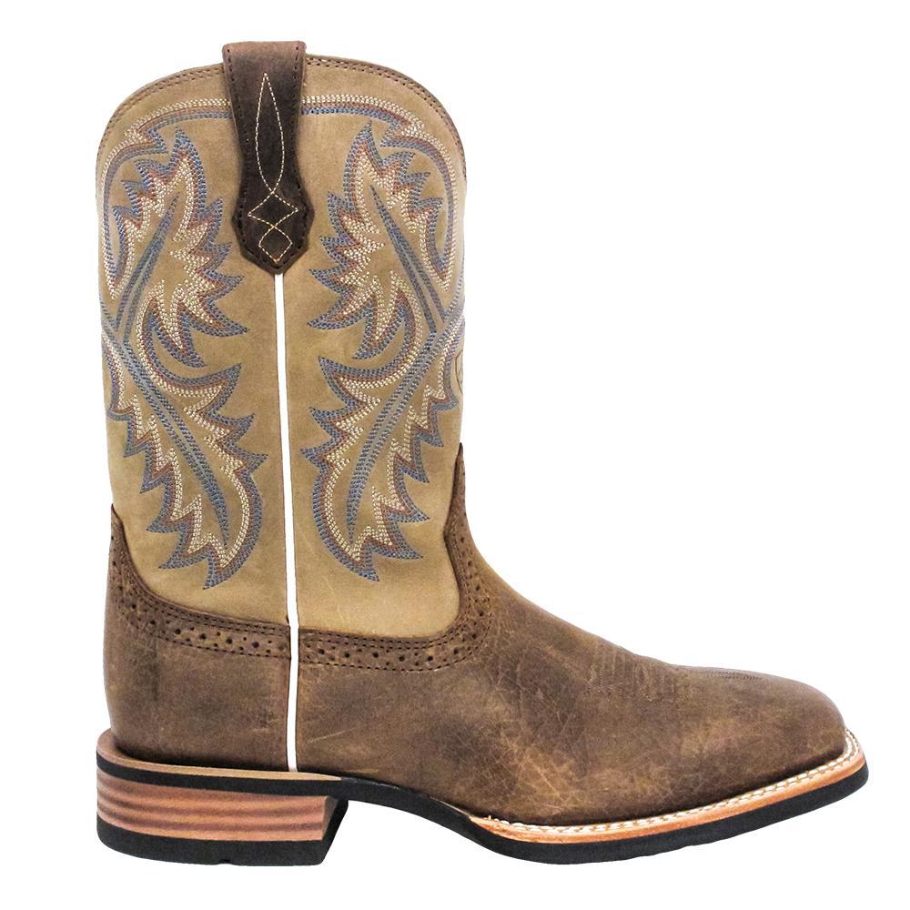 Ariat Mens Quickdraw Western Boots - Bark/Beige