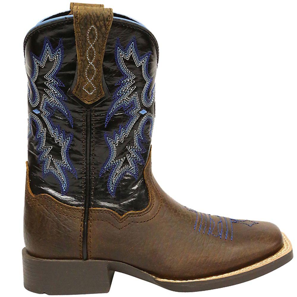 Ariat Kids and Youth Lightning Blue Tombstone Cowboy Boots