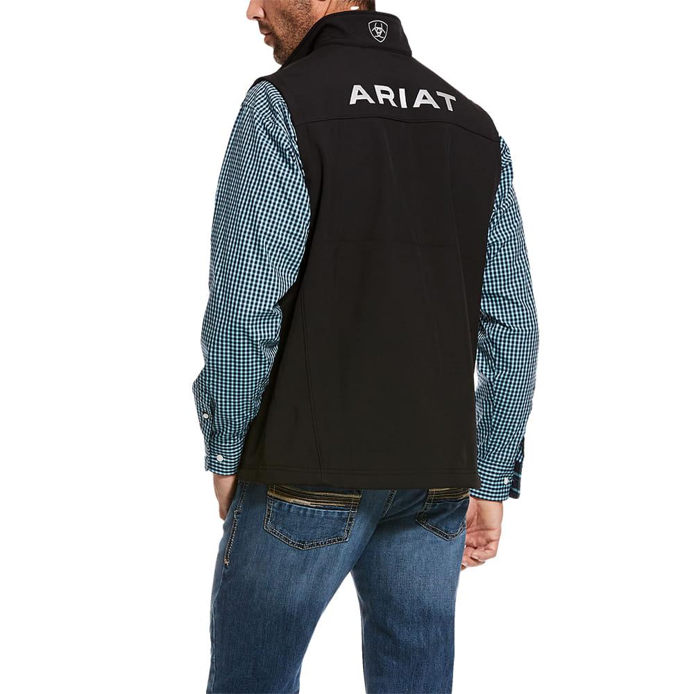 Ariat Logo 2.0 Softshell Black Men's Vest