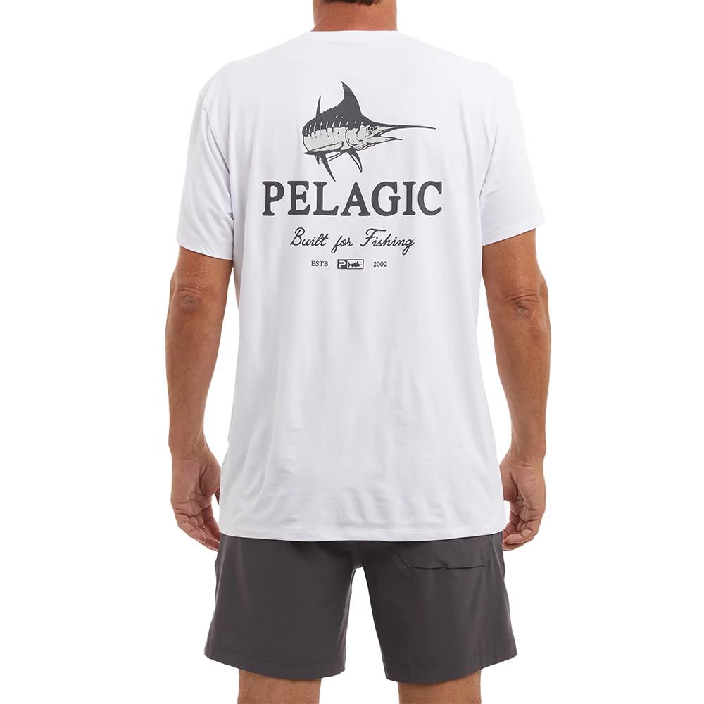 Pelagic White Turner Short Sleeve Men's Shirt