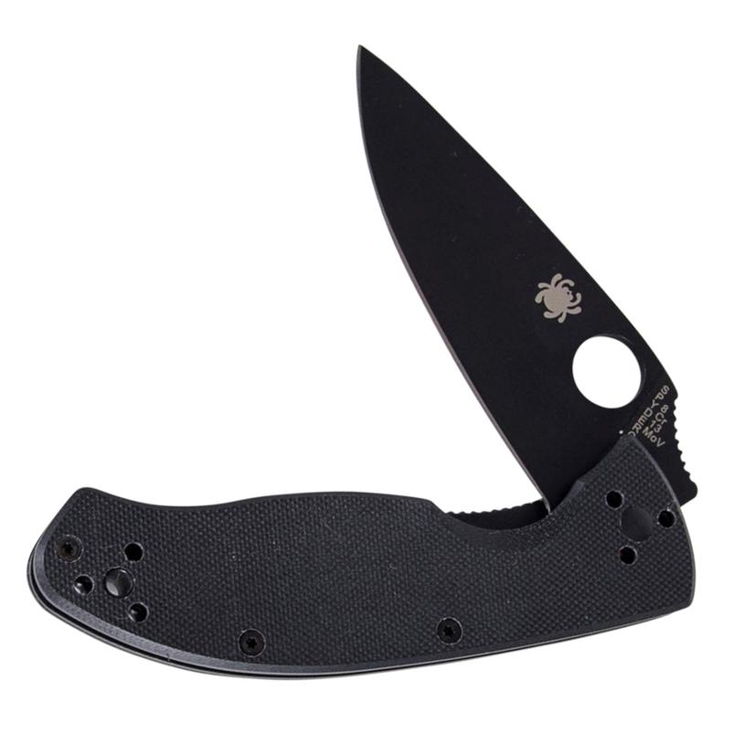 Spyderco Tenacious G-10 Nonreflective Straight Edge Knife