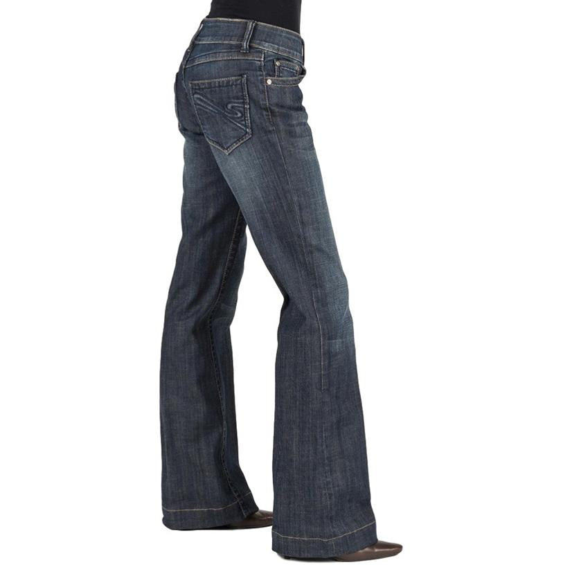 Stetson Women’s Flare Leg Western Grimes Trouser Jeans