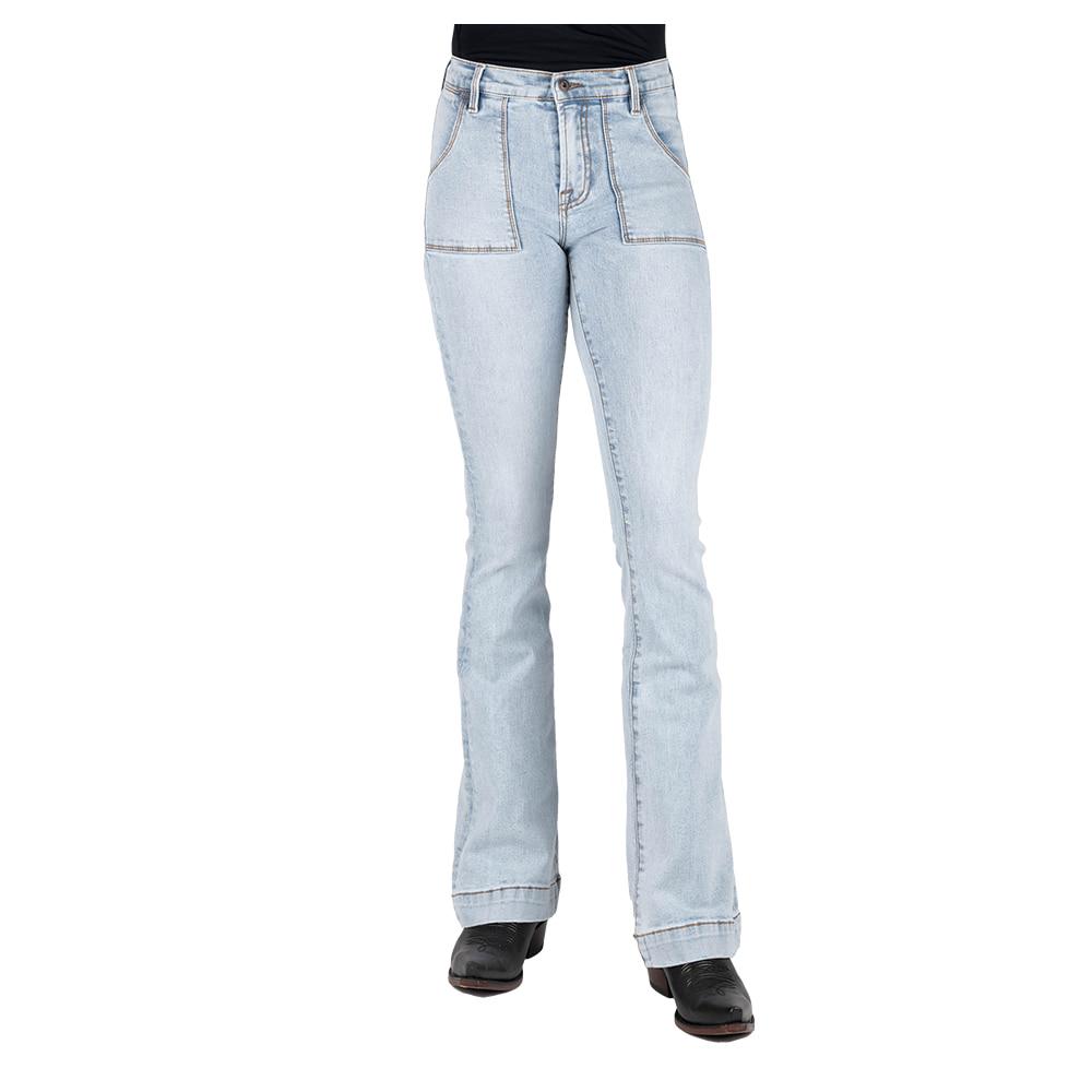 Stetson Light Wash 921 High Waist Flare Women's Jeans