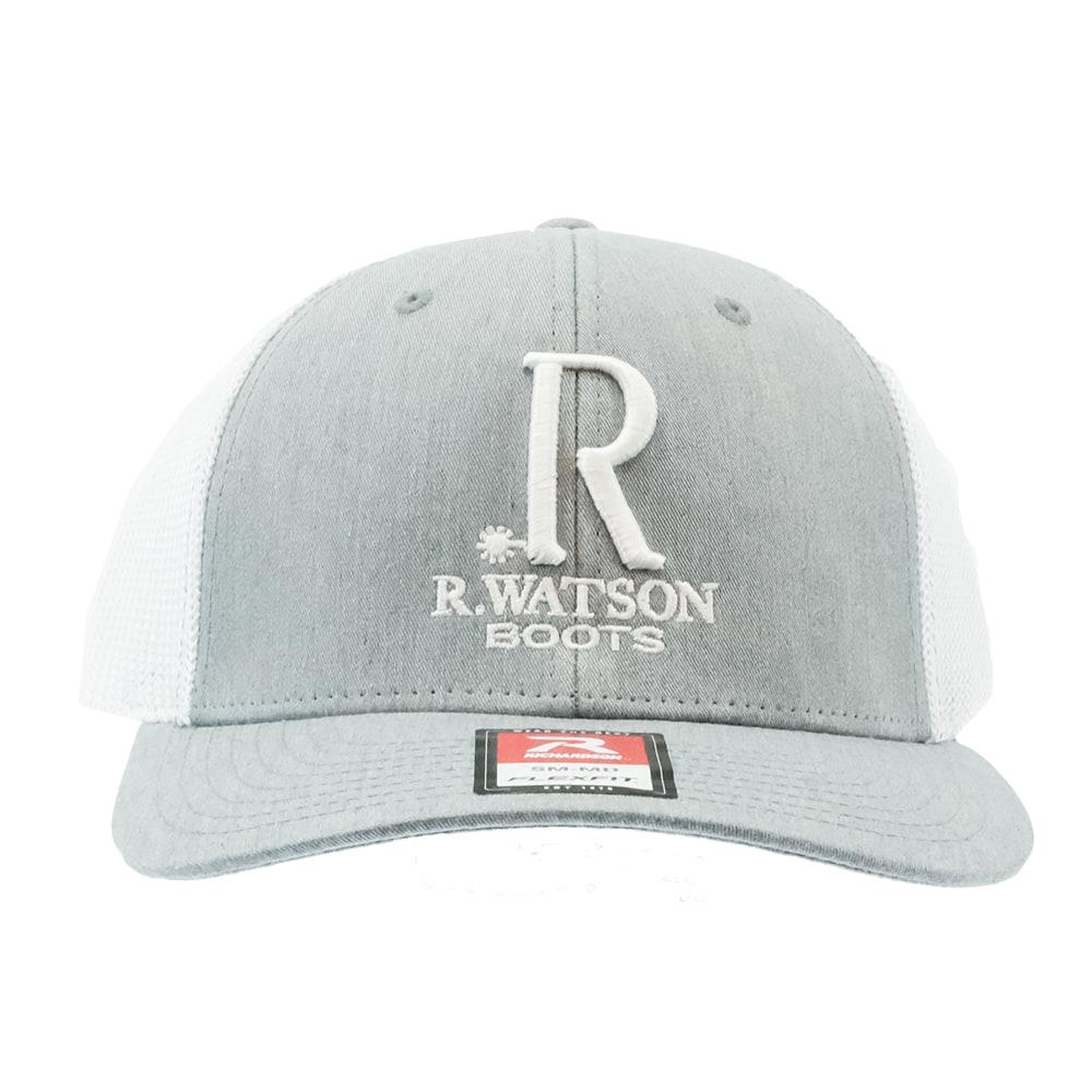 R. Watson Grey and White Trucker Hat