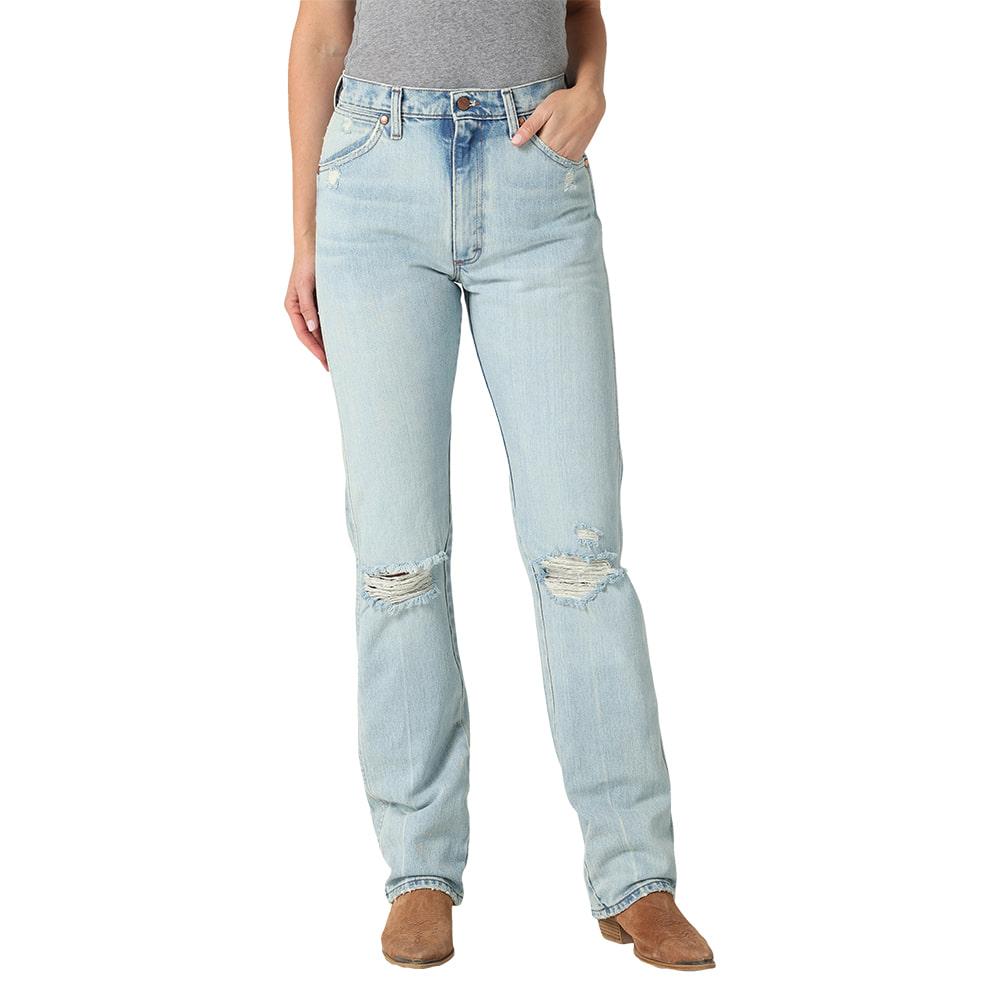 Wrangler Cowboy Cut Porcelain Wash Slim Fit Women's Jeans