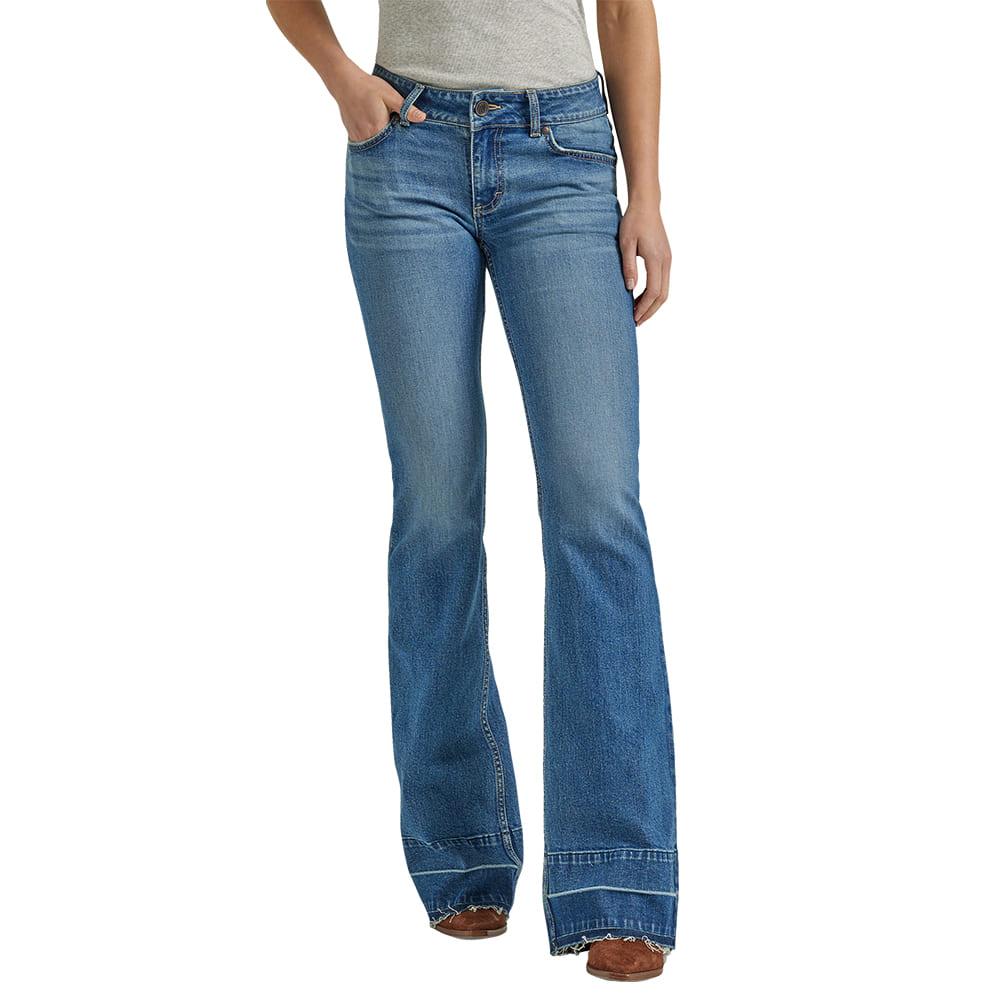 Wrangler Women's Retro Mae Mid Rise Trouser Jean