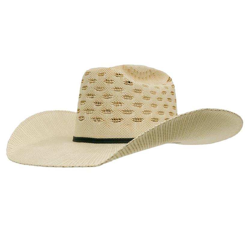 Twister Natural and Wheat Open Crown Straw Cowboy Hat