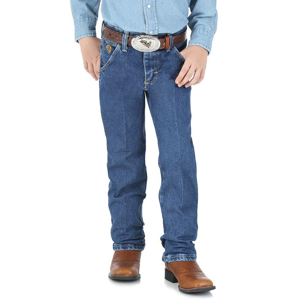 Wrangler Boy's George Strait Cowboy Cut Dark wash Jeans