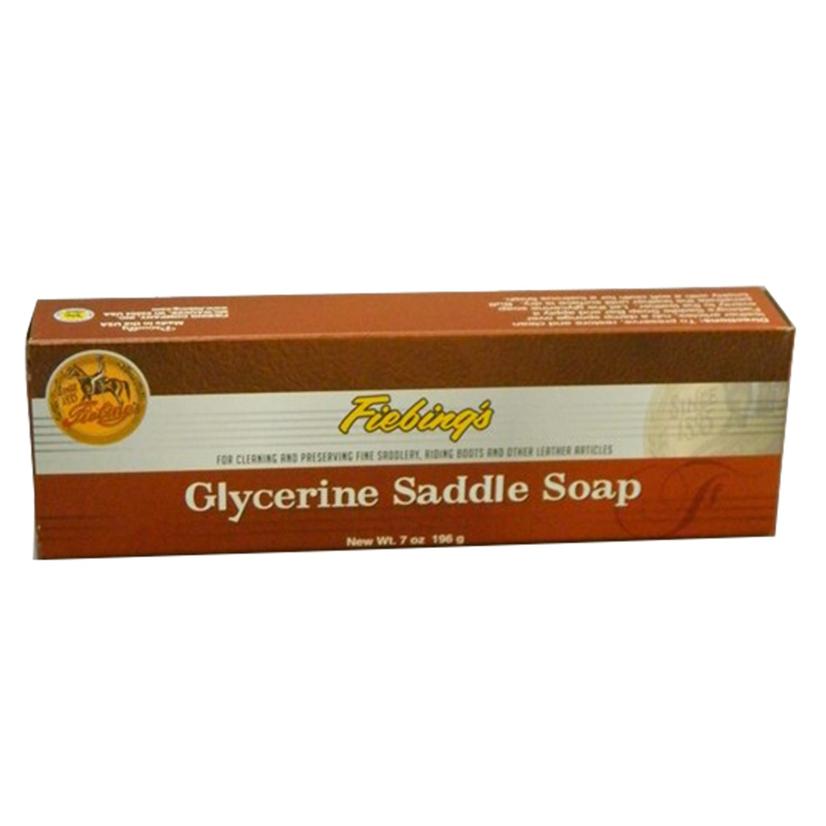 Fiebing Glycerine Saddle Soap 7oz.