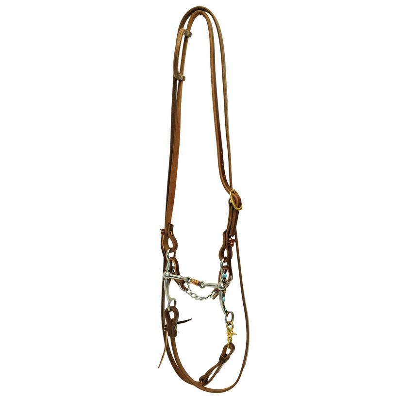 STT ROPING BRIDLE SET W/ DOGBONE ROLLER