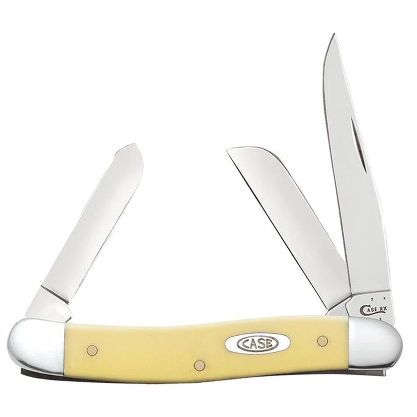 Case Medium Stockman Yellow Synthetic Knife