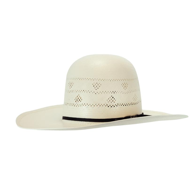 American Hat Company Open Crown 4.25 Brim Straw Hat with Drilex