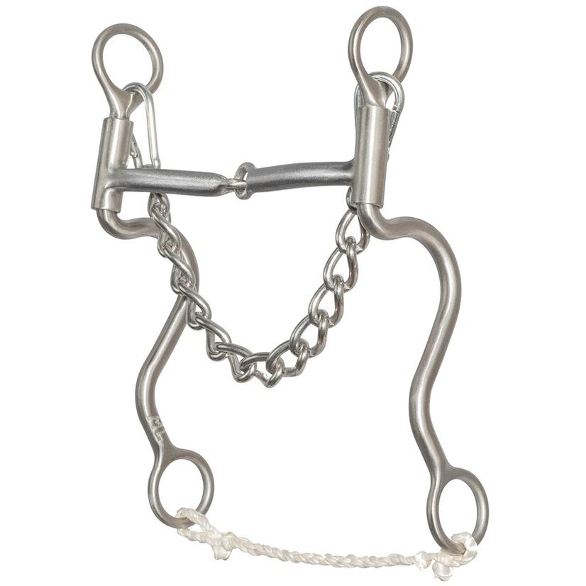 Walt Woodard Professional Medium Thickness Snaffle Long Shank Bit