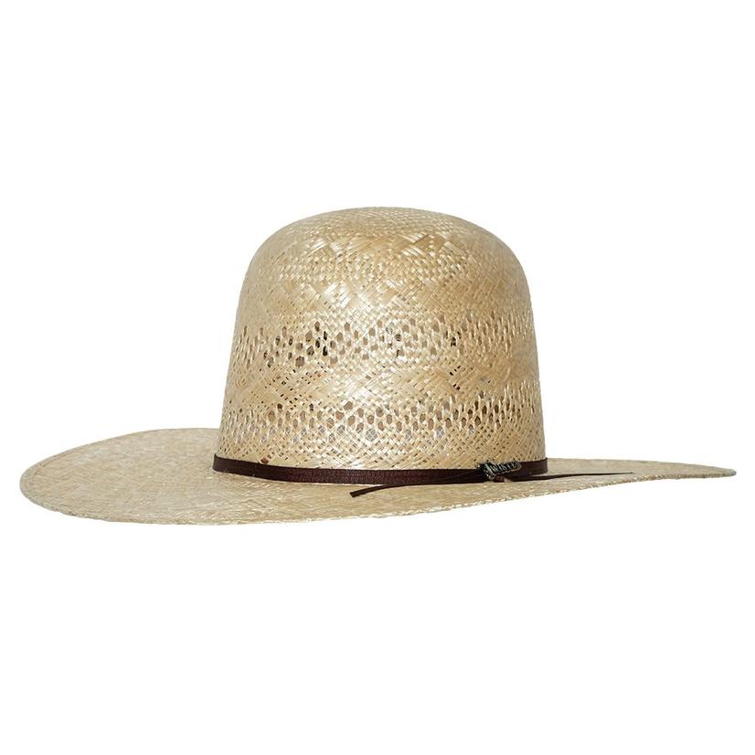 Twister Sissal Open Crown 4.25" Brim with Chocolate Cord and Drilex Straw Hat