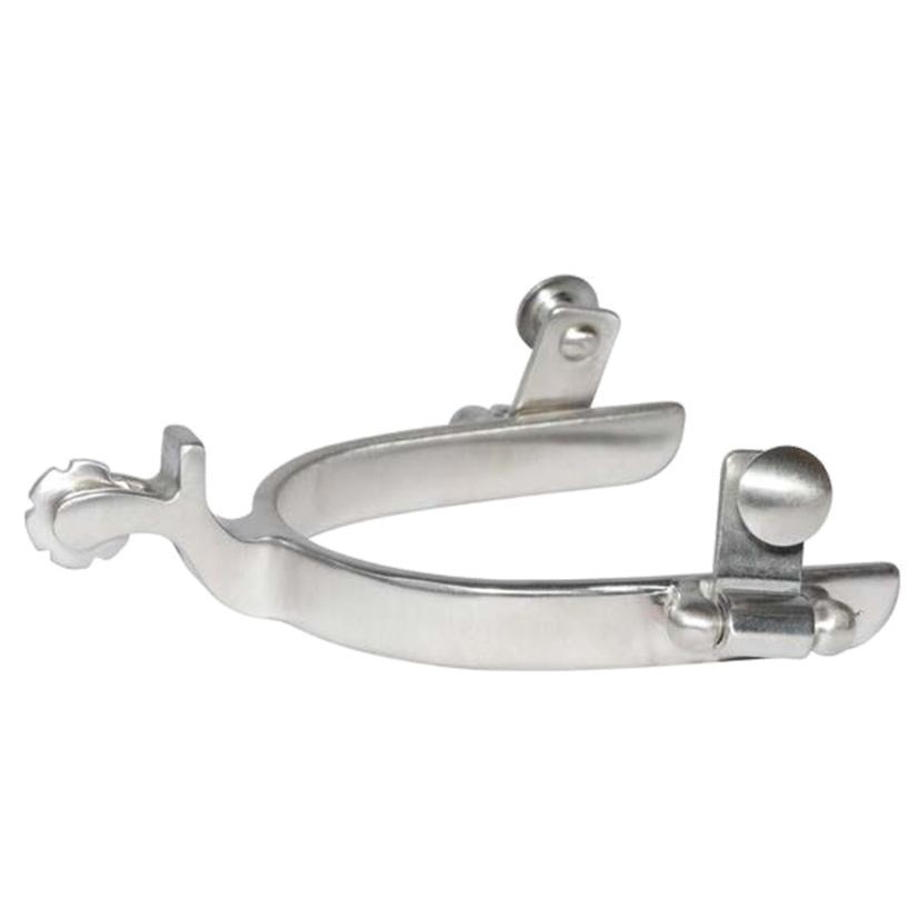 Walt Woodard Stainless Steel 1/2" Ladies Roping Spurs