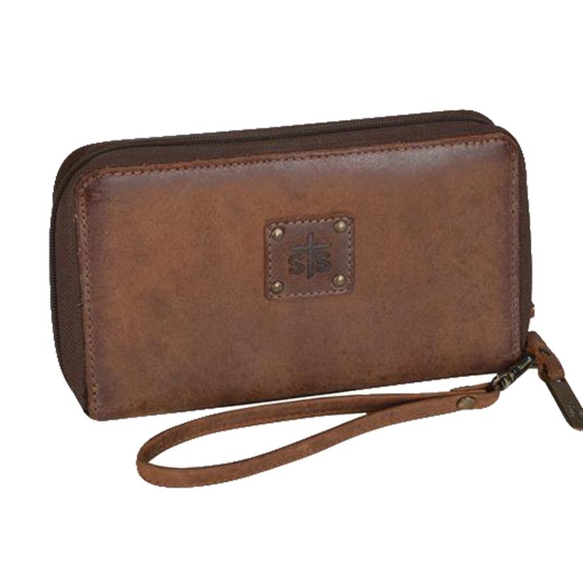 STS Ranchwear Kacy Brown Leather Organizer