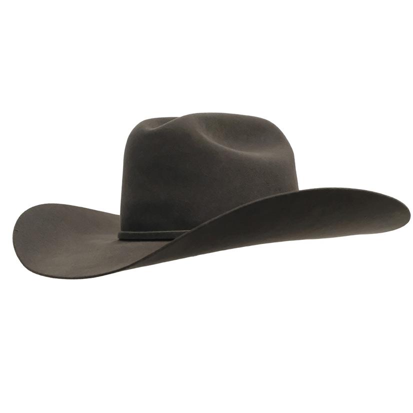 Rodeo King Low Rodeo 5x Charcoal Felt Cowboy Hat