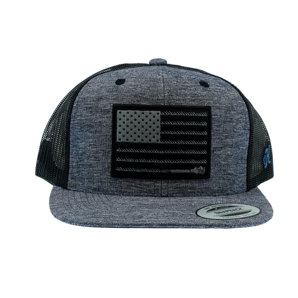 Hooey Liberty Roper Navy And Black Trucker Cap