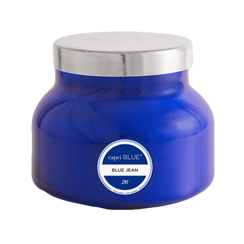 Capri Blue Blue Jean Signature Candle Jar 19oz