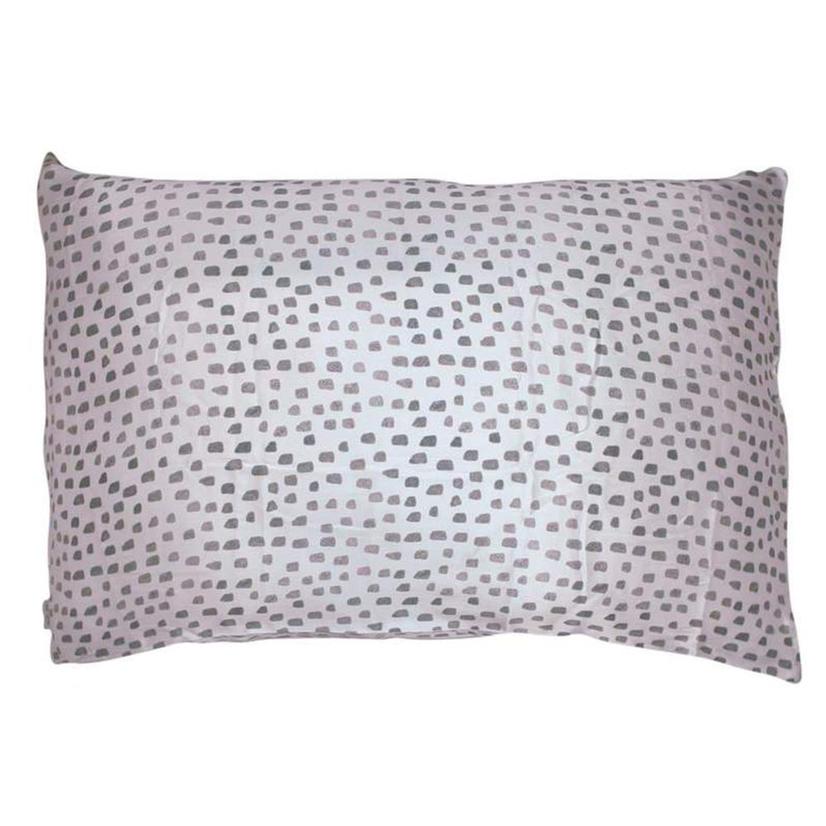 Kitsch Lavender Dot Silk Pillowcase