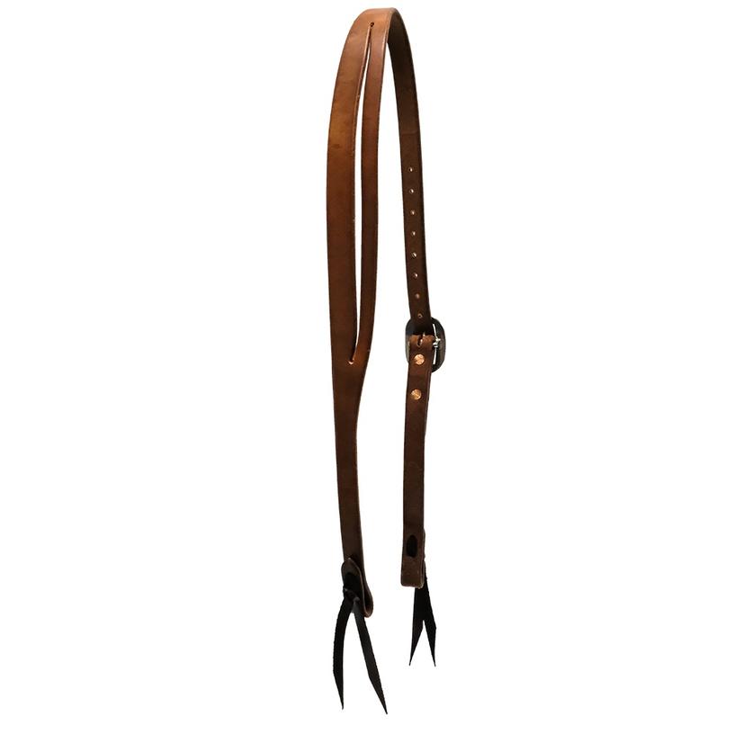 STT 3/4" Working Cowboy Slit Ear One Buckle Heavy Oil Headstall