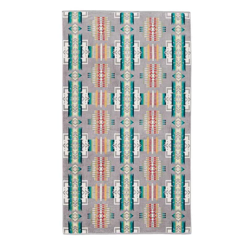 Pendleton Oversized jacquard Towel 40x70 Chief Joseph Grey