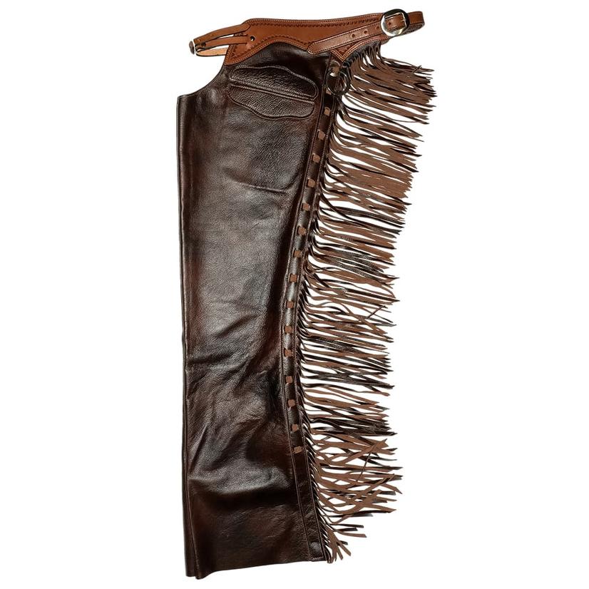 STT Exclusive Shell Border Buckle Front Versatility Slickout Chaps with Pocket