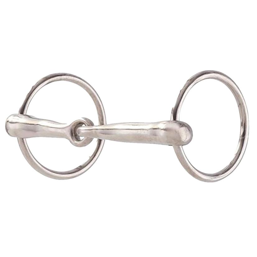 Malleable Iron Nickel Plated 4" Ring Snaffle